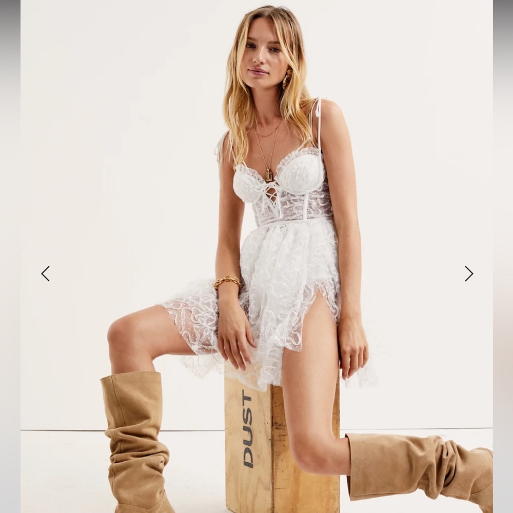 For Love and Lemons Tatiana mini dress